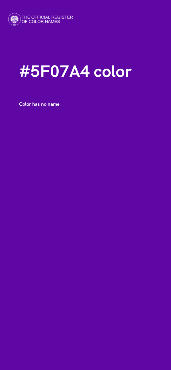 #5F07A4 color image