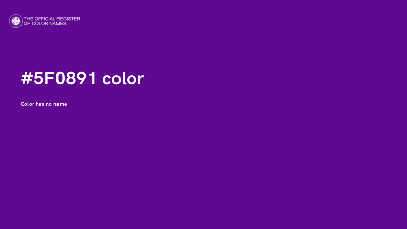 #5F0891 color image