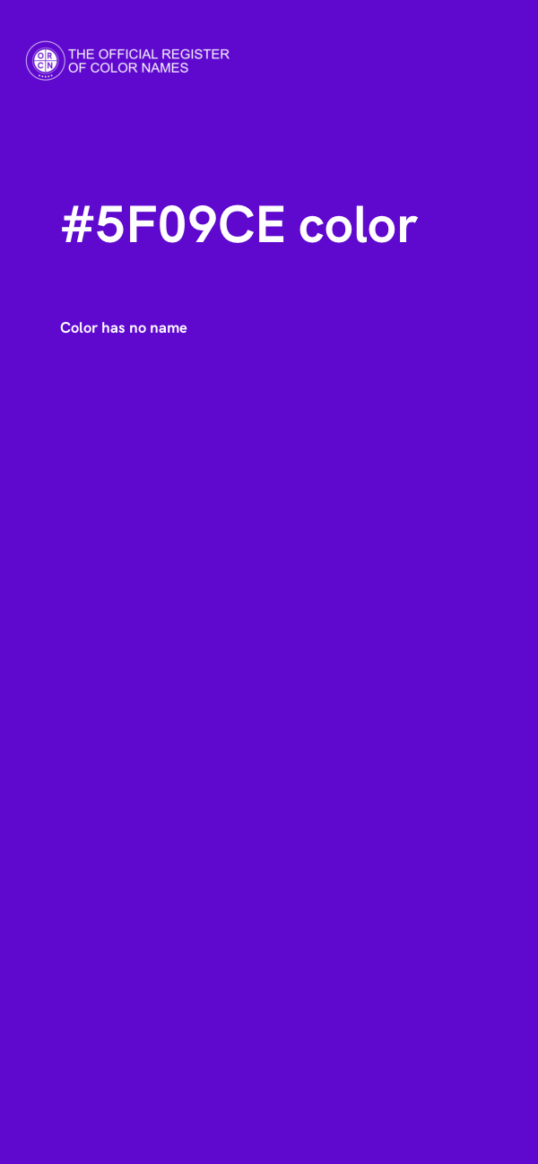 #5F09CE color image