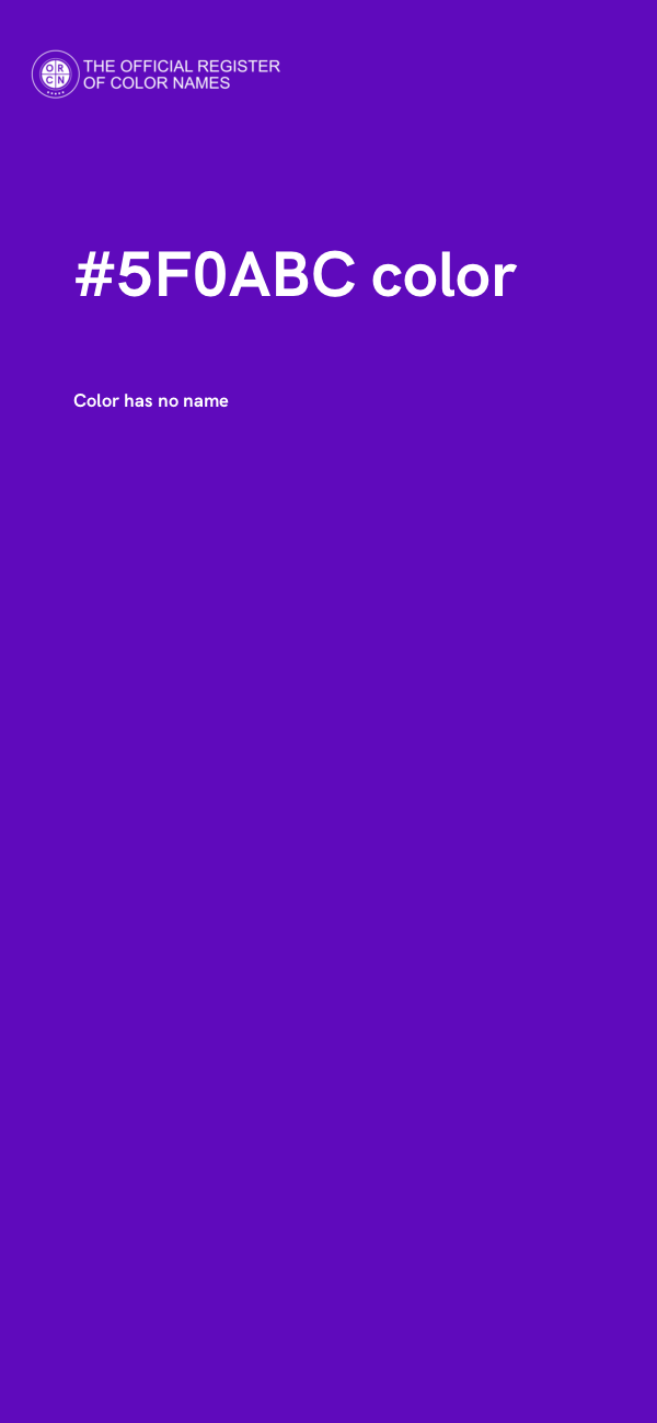 #5F0ABC color image