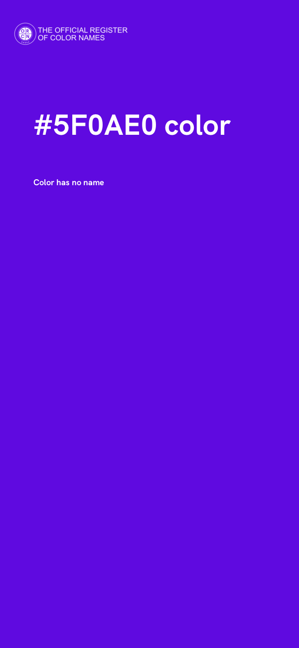 #5F0AE0 color image