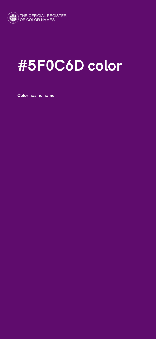 #5F0C6D color image