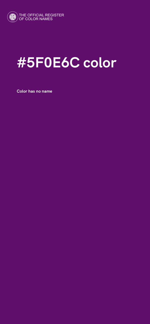 #5F0E6C color image