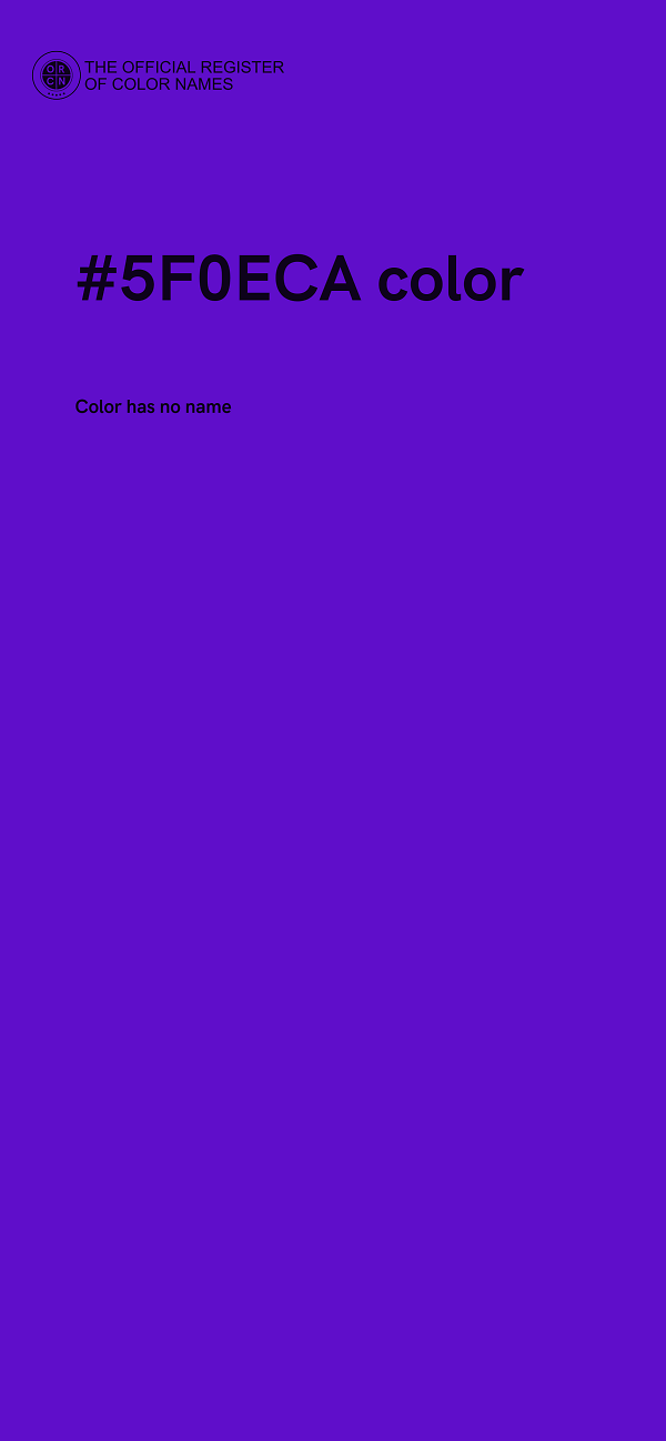 #5F0ECA color image