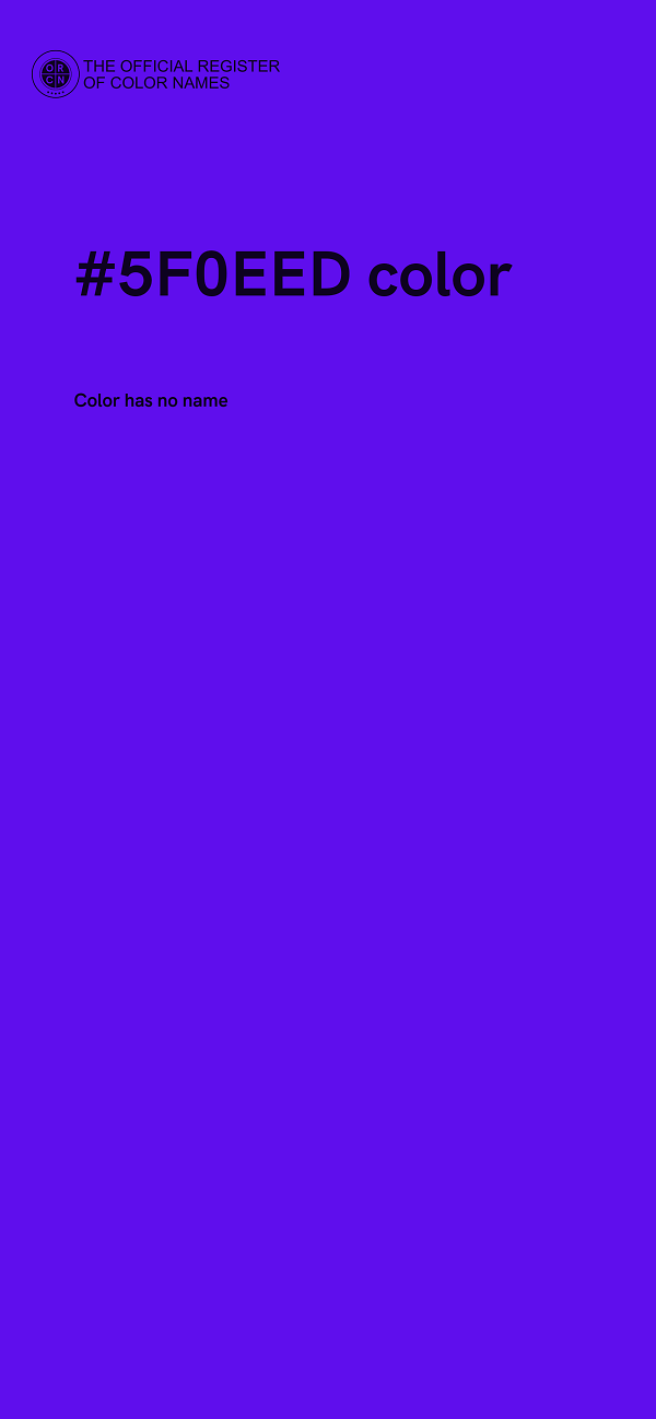 #5F0EED color image