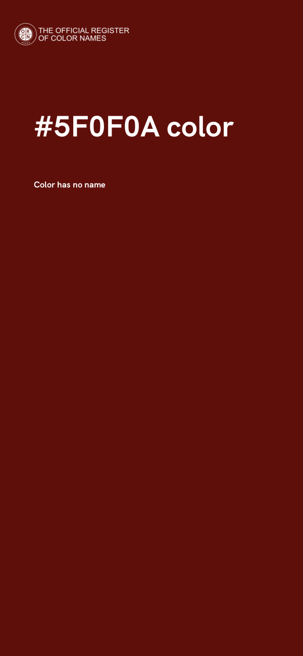 #5F0F0A color image