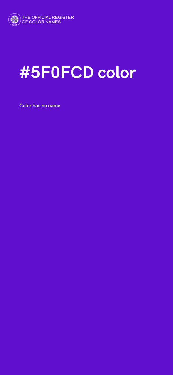 #5F0FCD color image