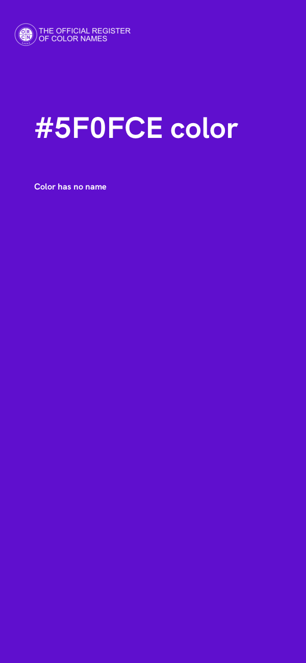 #5F0FCE color image