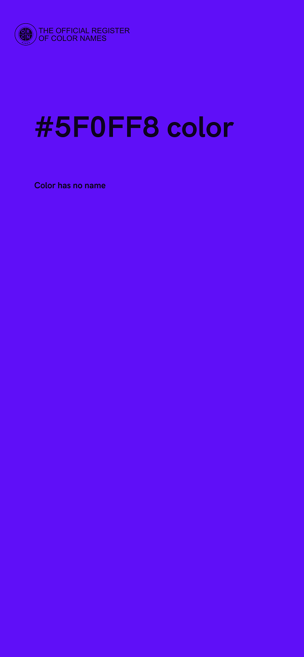 #5F0FF8 color image
