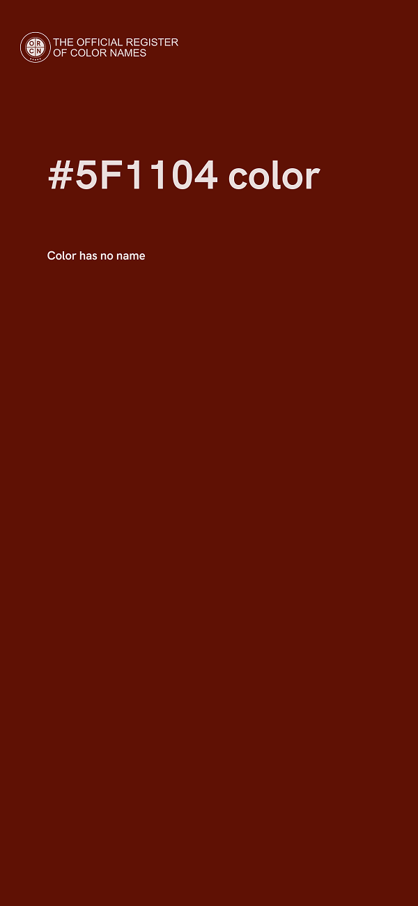 #5F1104 color image
