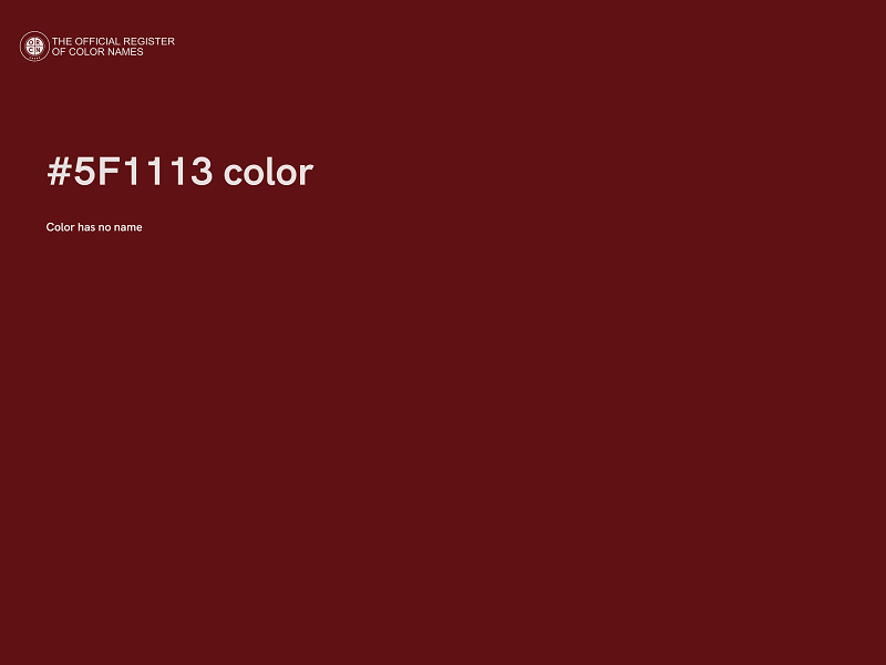 #5F1113 color image