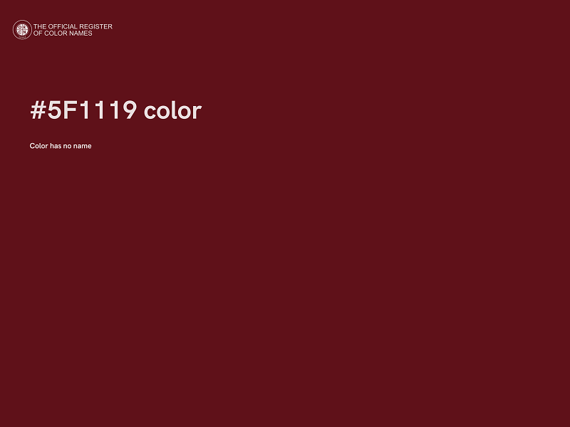 #5F1119 color image