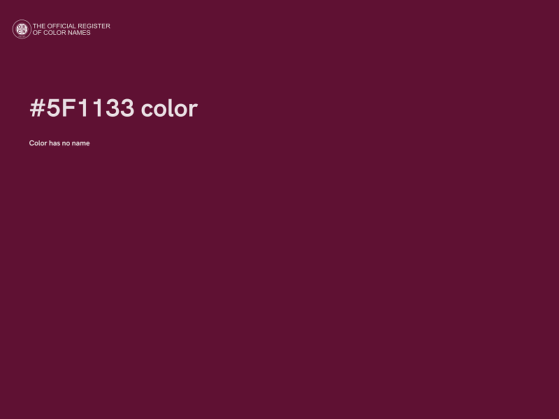 #5F1133 color image