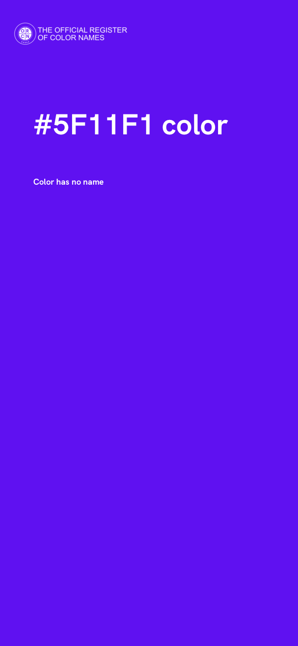 #5F11F1 color image