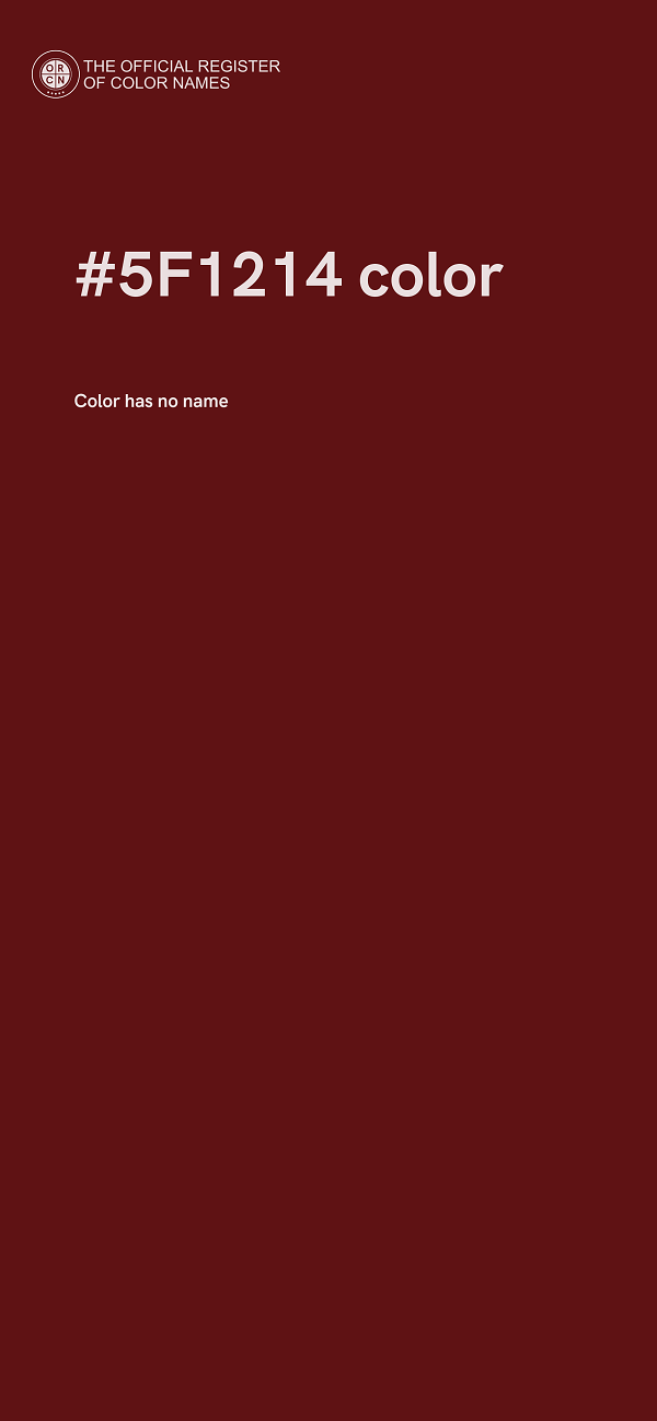 #5F1214 color image