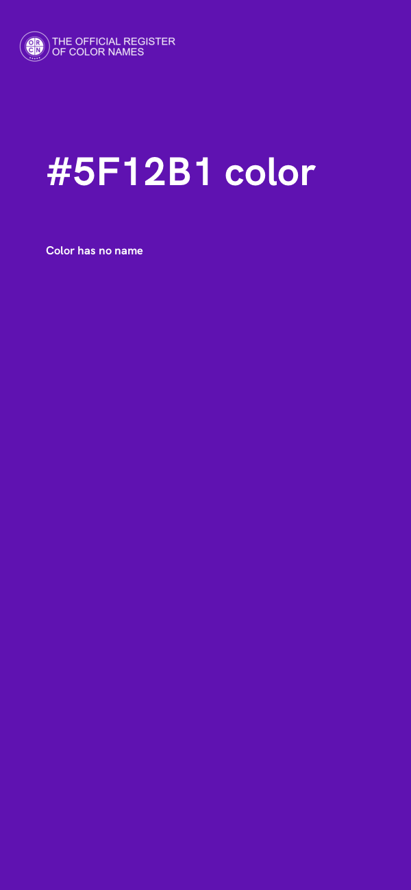 #5F12B1 color image