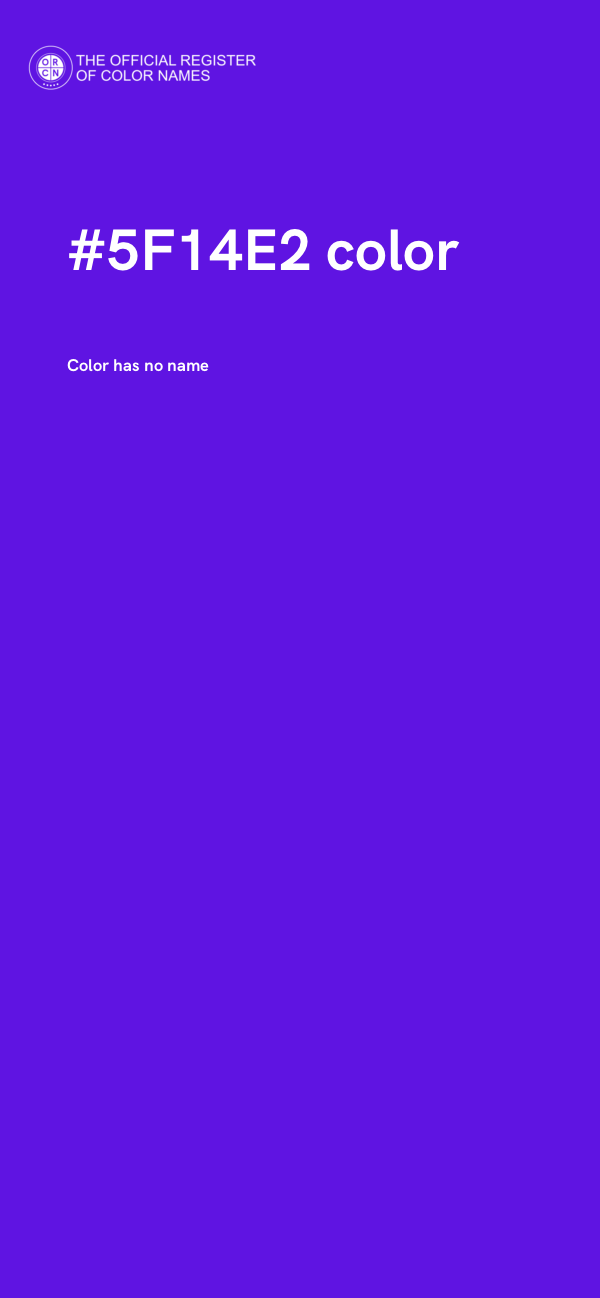 #5F14E2 color image