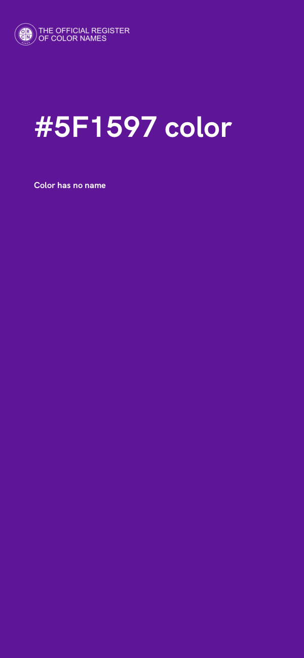 #5F1597 color image