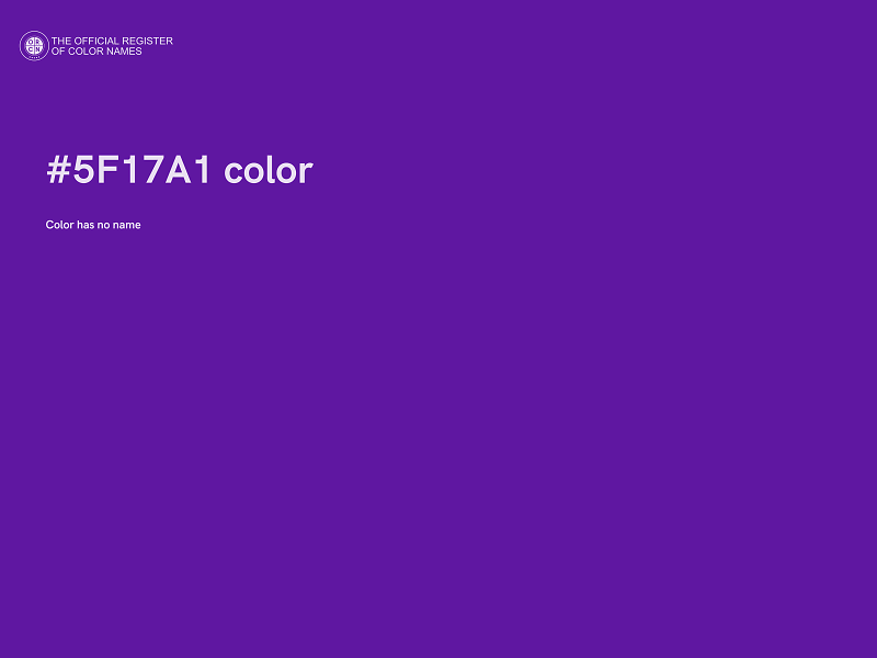 #5F17A1 color image