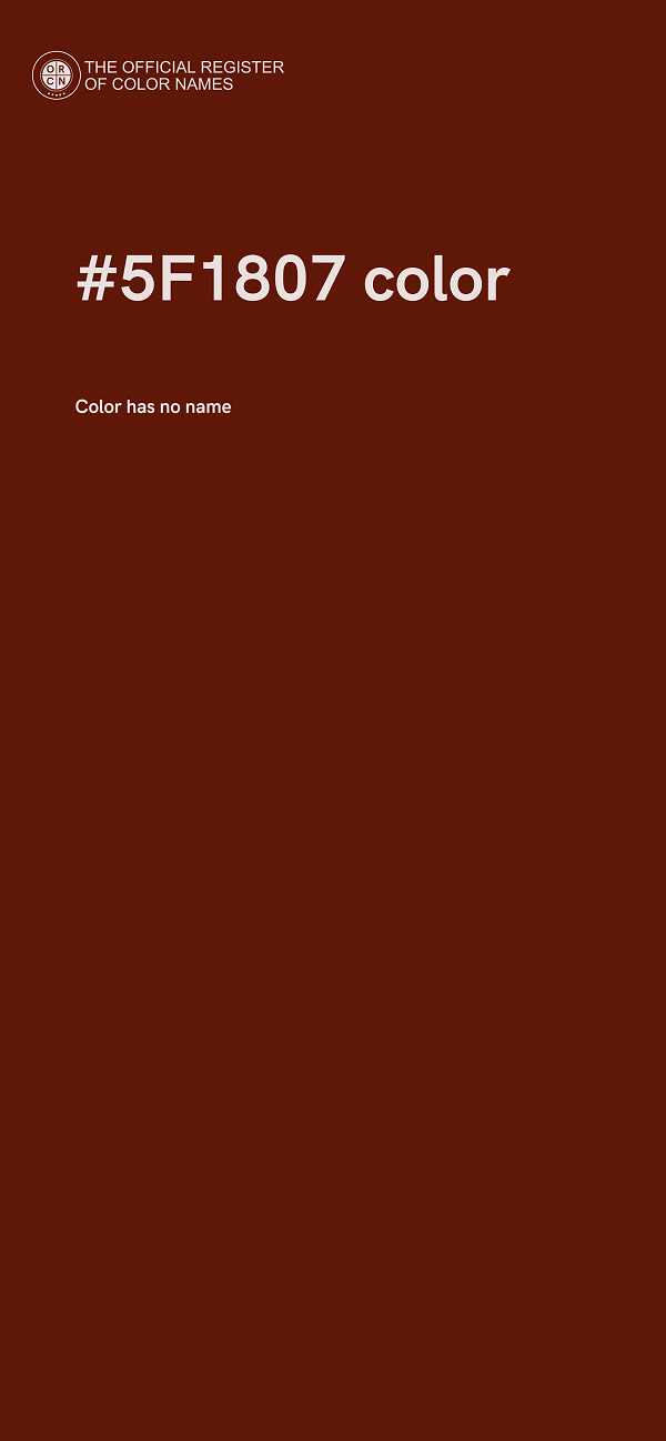 #5F1807 color image