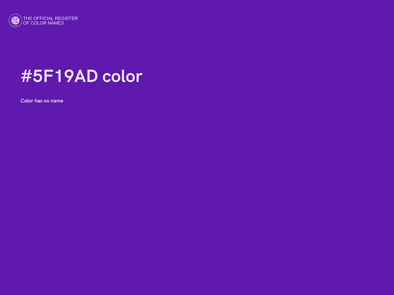 #5F19AD color image