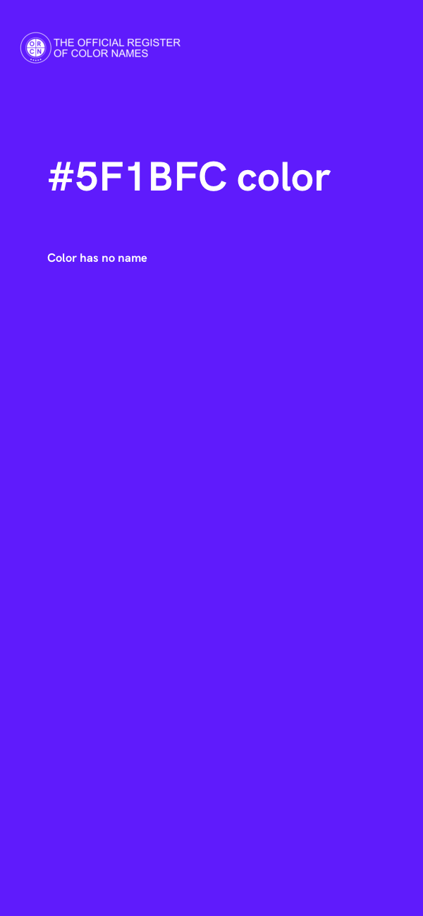#5F1BFC color image