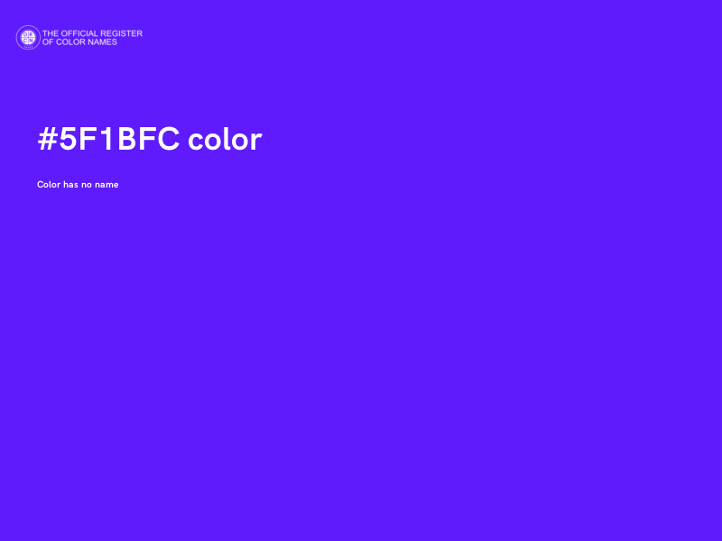 #5F1BFC color image