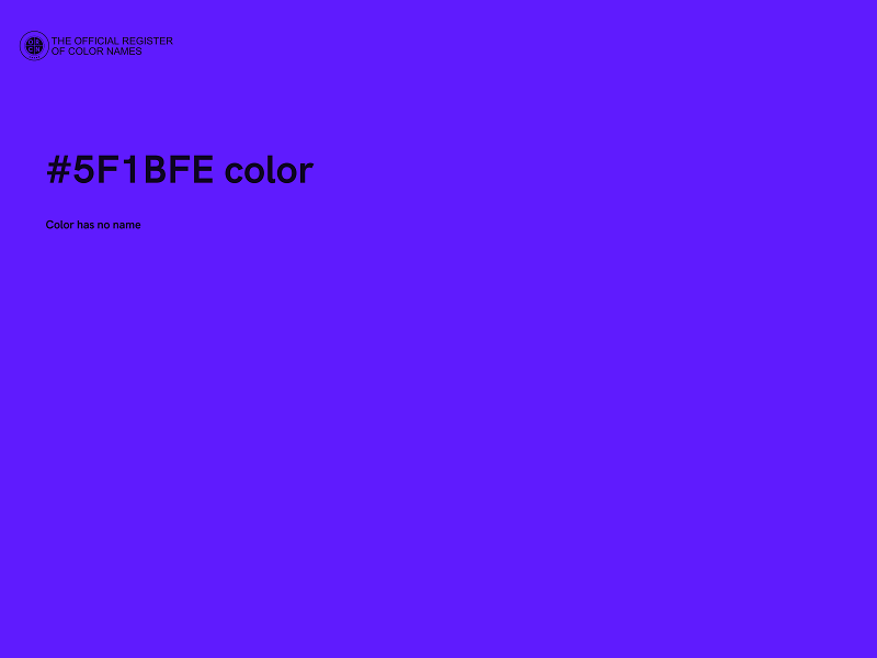 #5F1BFE color image