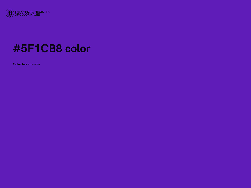 #5F1CB8 color image