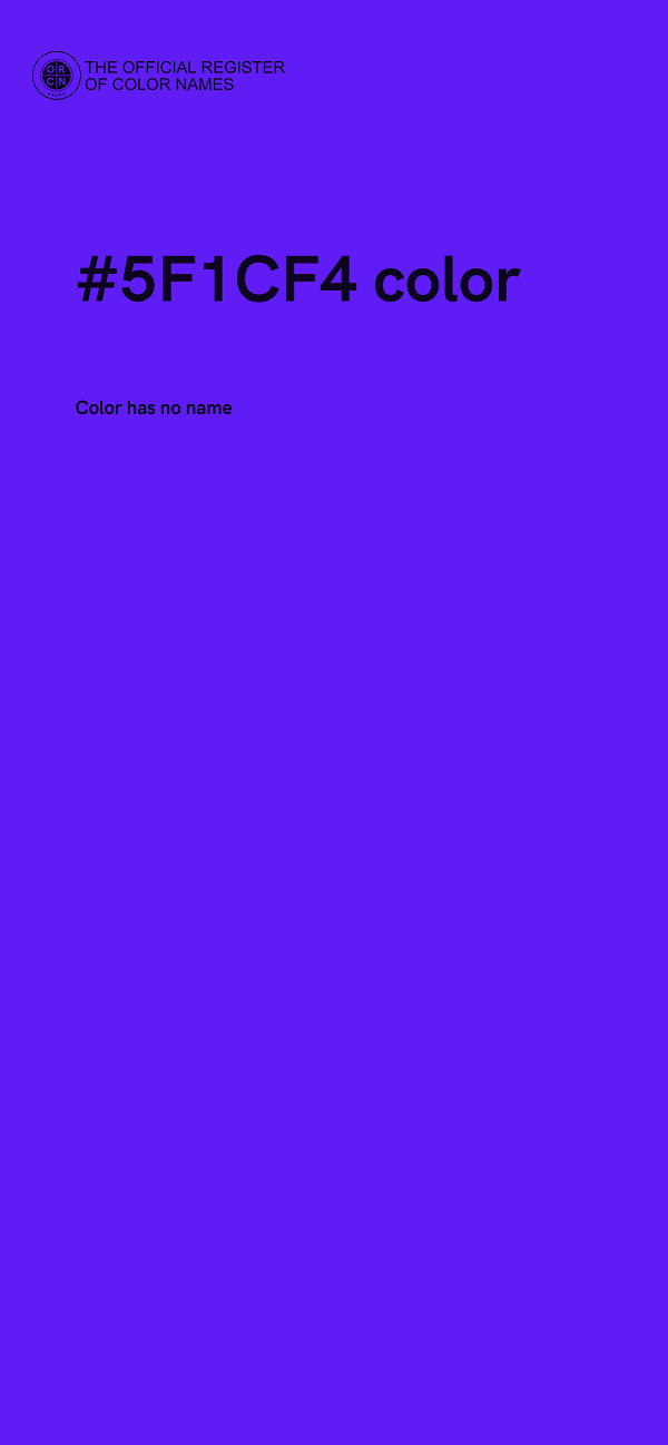 #5F1CF4 color image