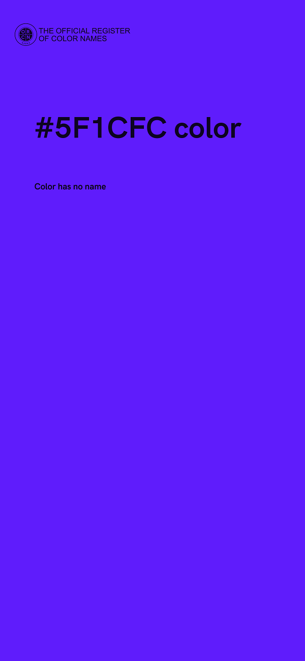 #5F1CFC color image