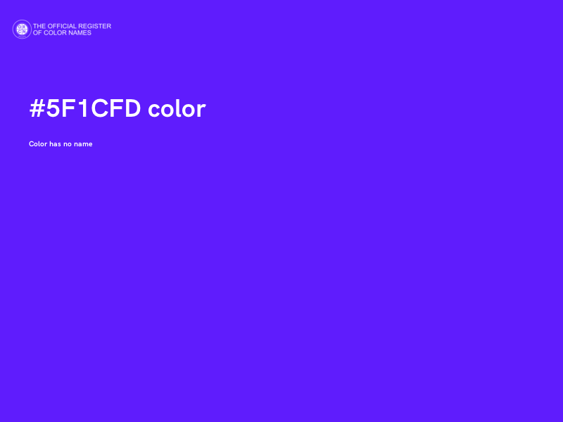 #5F1CFD color image