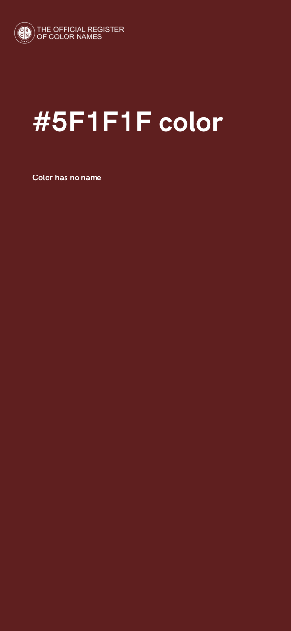 #5F1F1F color image