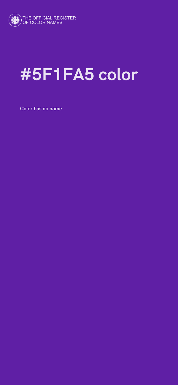 #5F1FA5 color image