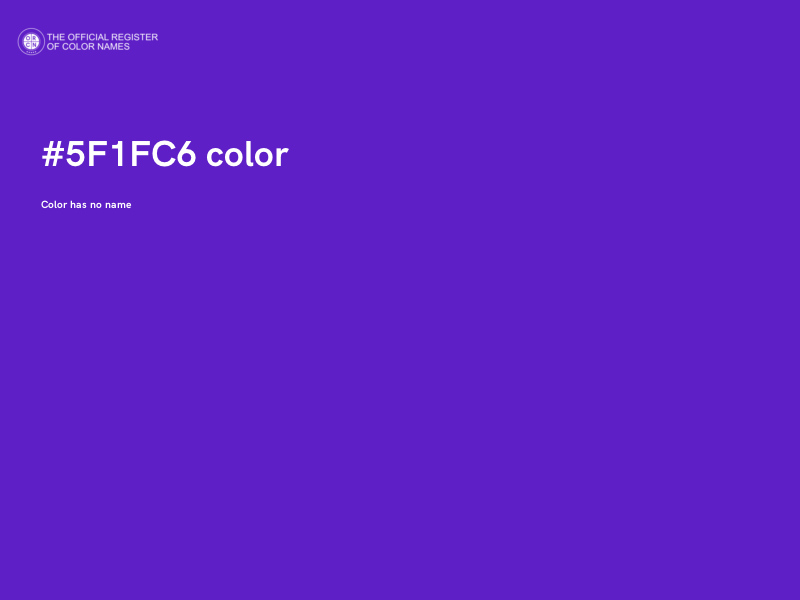 #5F1FC6 color image
