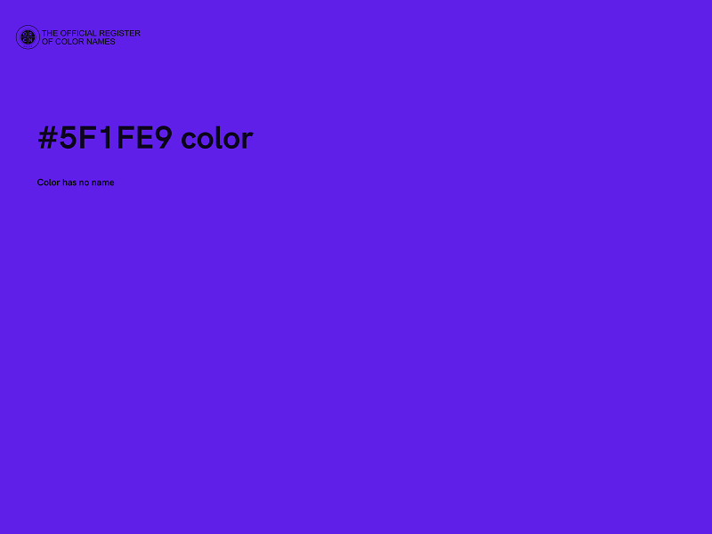 #5F1FE9 color image