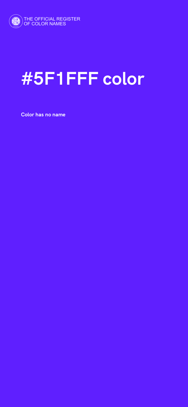 #5F1FFF color image