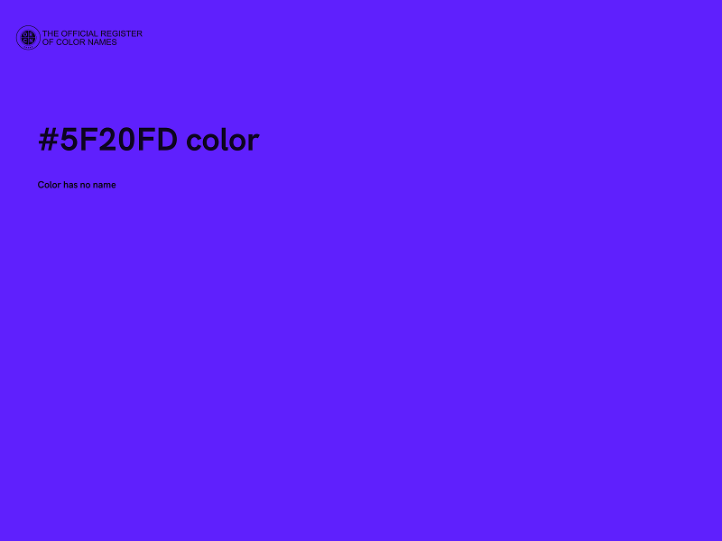 #5F20FD color image