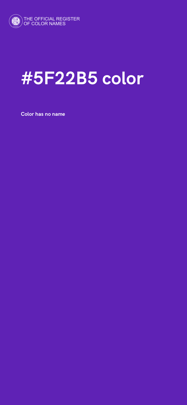 #5F22B5 color image