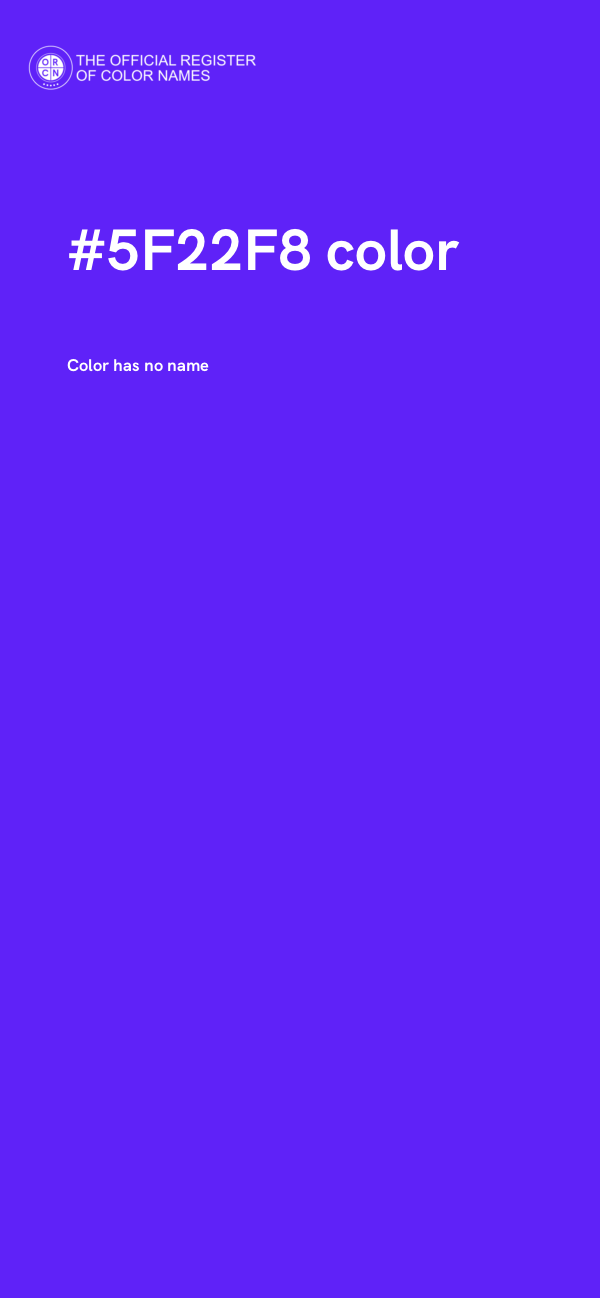 #5F22F8 color image