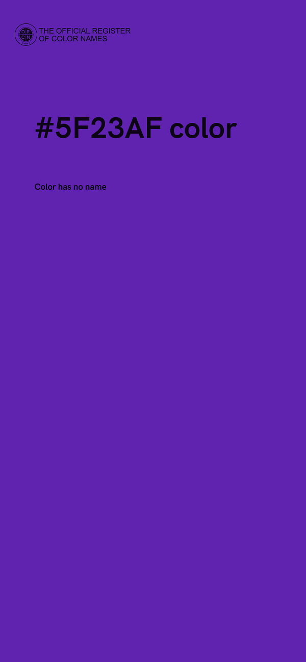 #5F23AF color image