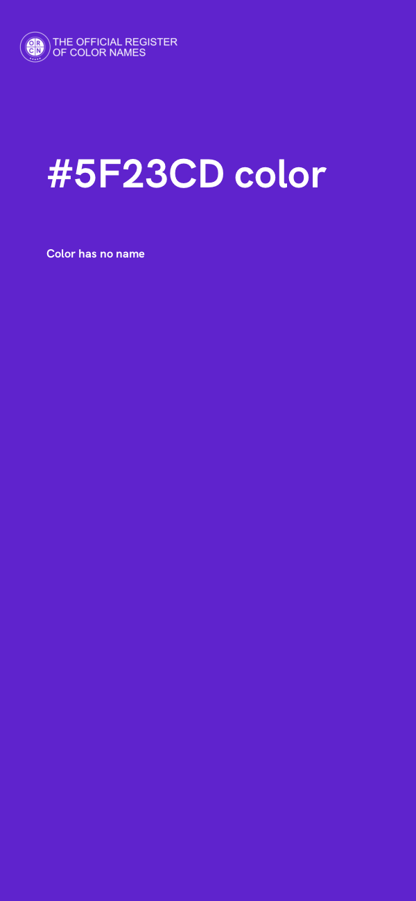 #5F23CD color image