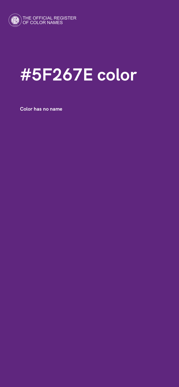 #5F267E color image
