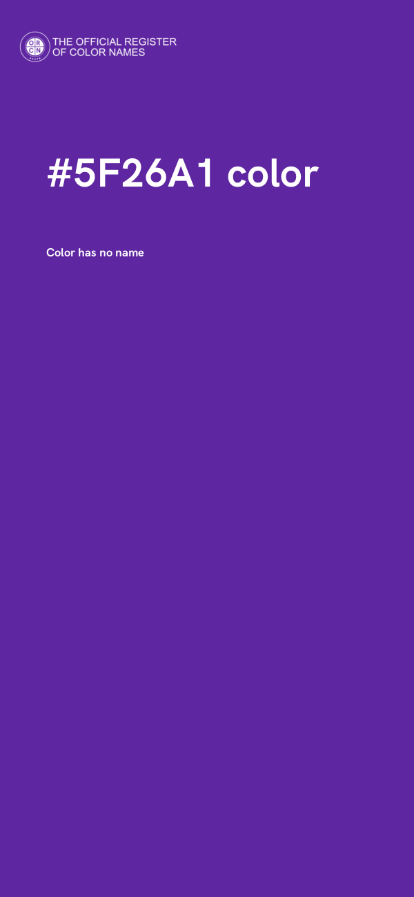 #5F26A1 color image