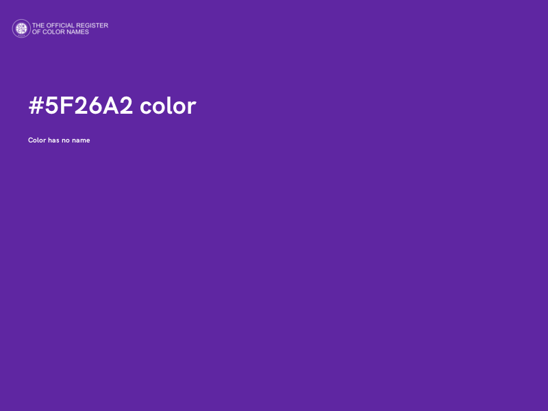 #5F26A2 color image