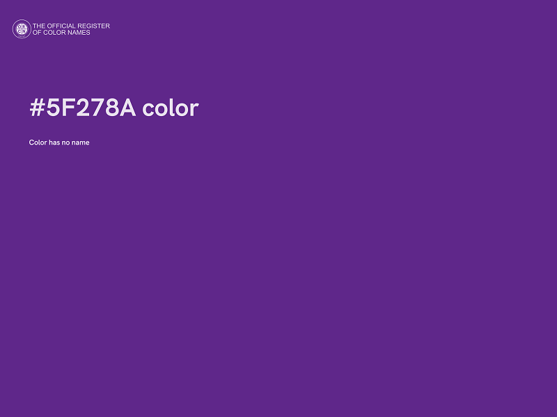 #5F278A color image