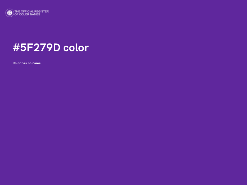 #5F279D color image