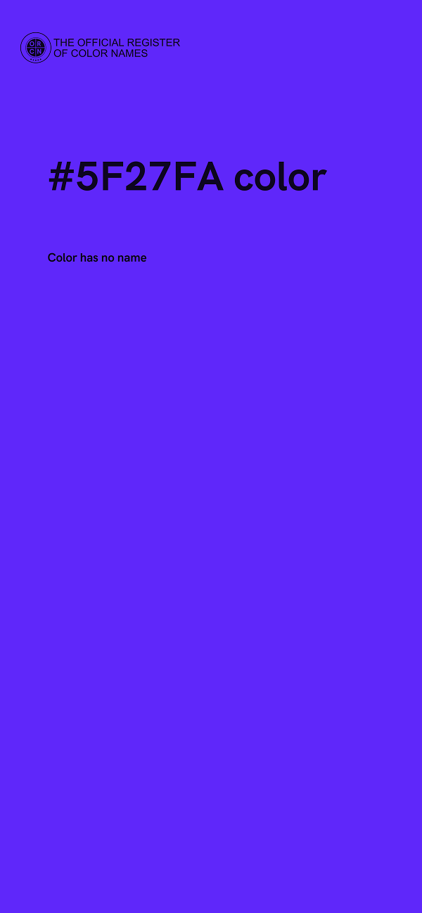 #5F27FA color image