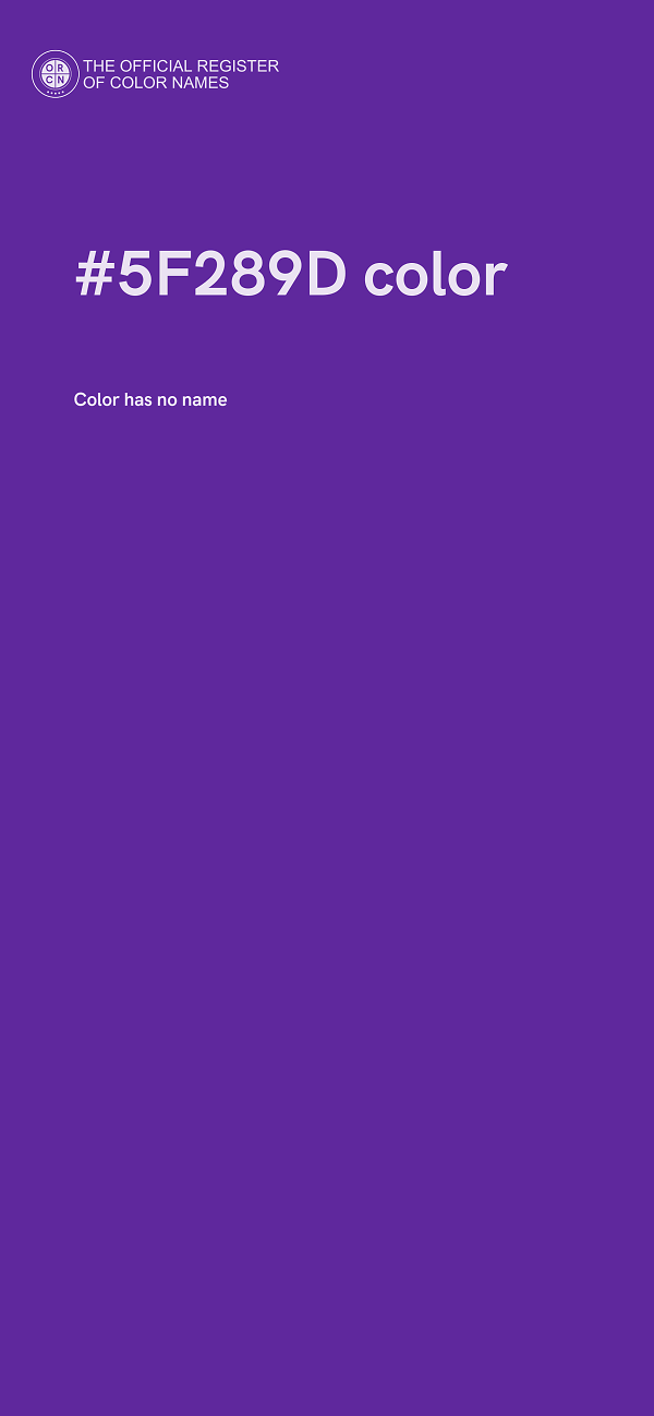 #5F289D color image