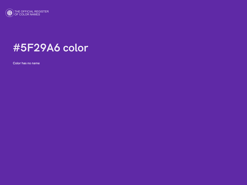 #5F29A6 color image